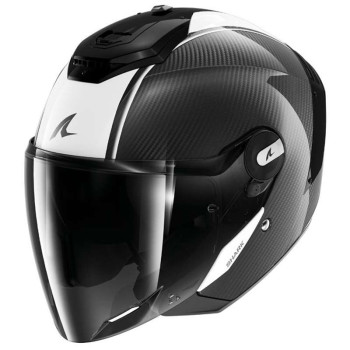 Shark RS JET CARBON SKIN BLACK/BLACK motorcycle helmet