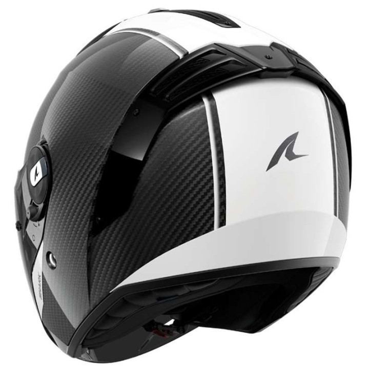 Casque moto Shark RS JET CARBON SKIN NOIR/BLANC