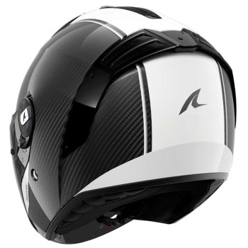 Casque moto Shark RS JET CARBON SKIN NOIR/BLANC Casque moto Shark RS JET CARBON SKIN NOIR/BLANC