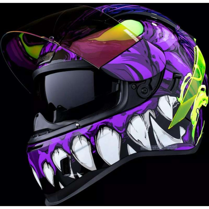 Casque moto Icon AIRFORM MIPS MANIK'RR PURPLE