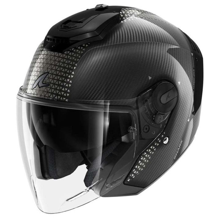 Casque moto Shark RS JET CARBON IKONIK NOIR