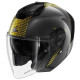 Casque moto Shark RS JET CARBON IKONIK JAUNE