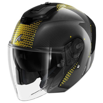 Shark RS JET CARBON IKONIK YELLOW motorcycle helmet