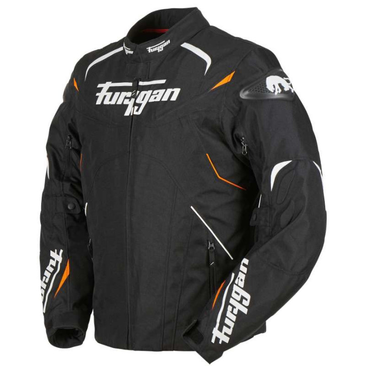 Motorcycle jacket Furygan NARVAL Black/Orange