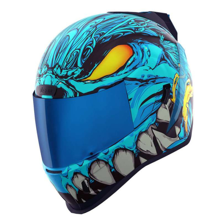 Casque moto Icon AIRFORM MIPS MANIK'RR LIGHT BLUE