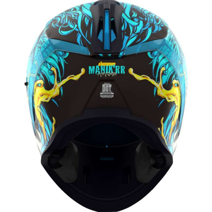 Casque moto Icon AIRFORM MIPS MANIK'RR LIGHT BLUE