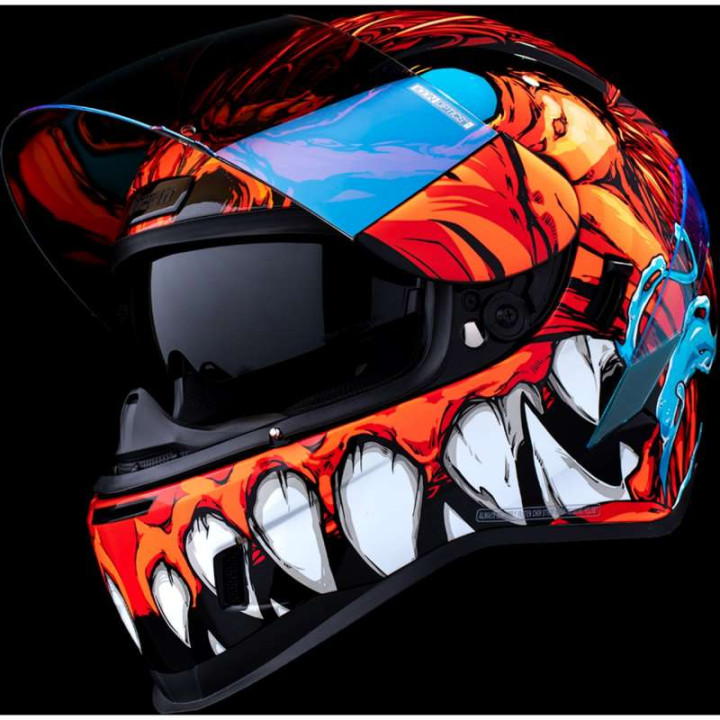 Casque moto Icon AIRFORM MIPS MANIK'RR RED