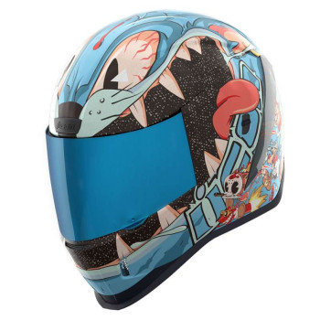 Casque moto Icon AIRFORM MIPS 9 LIVES BLUE
