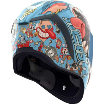 Casque moto Icon AIRFORM MIPS 9 LIVES BLUE