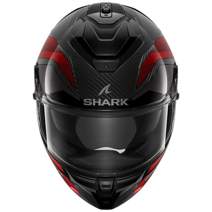 Shark SPARTAN GT PRO CARBON RITMO motorcycle helmet Black/Red