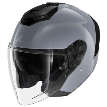 Shark RS JET BLANK SILVER motorcycle helmet