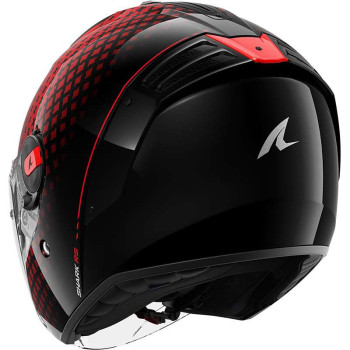 Shark RS JET STRIDE BLACK/RED motorcycle helmet