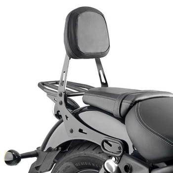 Sissybar avec porte-paquet Givi (TS9058B) ROYAL ENFIELD SUPER METEOR