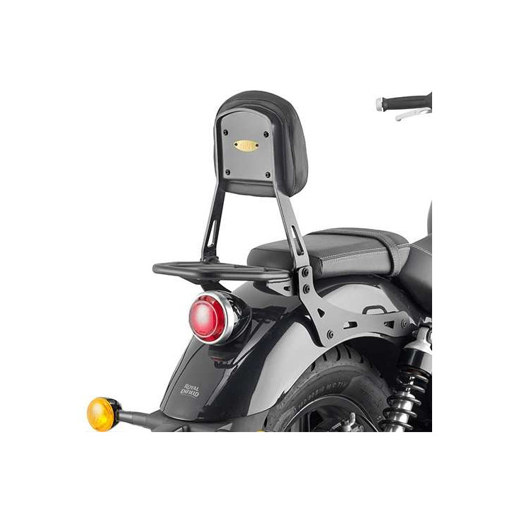 Sissybar avec porte-paquet Givi (TS9058B) ROYAL ENFIELD SUPER METEOR