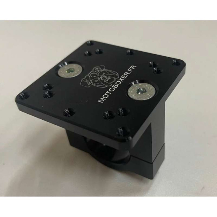 Support alu barre 22mm pour GPS/téléphone/tablette