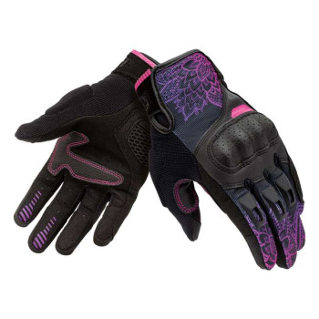 Gants moto femme Tucano Urbano LADY STACCA Noir/Violet Gants moto femme Tucano Urbano LADY STACCA Noir/Violet