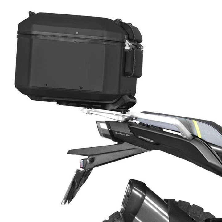 Kit top case Shad TERRA TR55 PURE BLACK + support (C0MT43ST) CF MOTO 450 MT