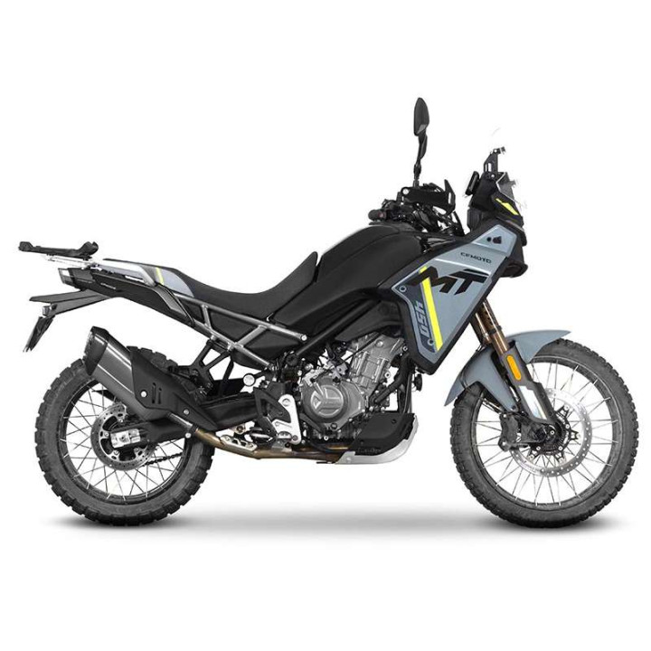 Kit top case Shad TERRA TR55 PURE BLACK + support (C0MT43ST) CF MOTO 450 MT