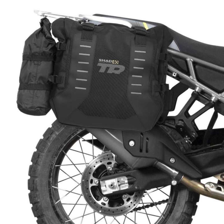 Shad TERRA TR40 2x32 liter pannier kit + CF MOTO 450 MT brackets Shad TERRA TR40 2x32 liter pannier kit + CF MOTO 450 MT brackets