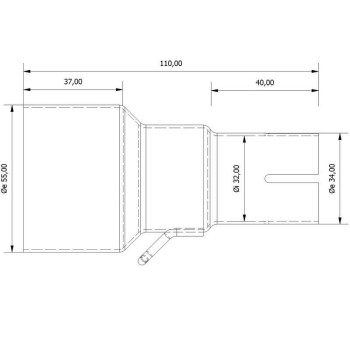 Raccord Mivv Inox (00.73.KU.00001) 55-32 mm Raccord Mivv Inox (00.73.KU.00001) 55-32 mm