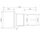Mivv stainless steel fitting (00.73.KU.00002) 55-35 mm