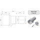 Mivv stainless steel fitting (00.73.KU.00002) 55-35 mm