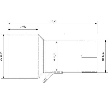 Raccord Mivv Inox (00.73.KU.00003) 55-38 mm Raccord Mivv Inox (00.73.KU.00003) 55-38 mm