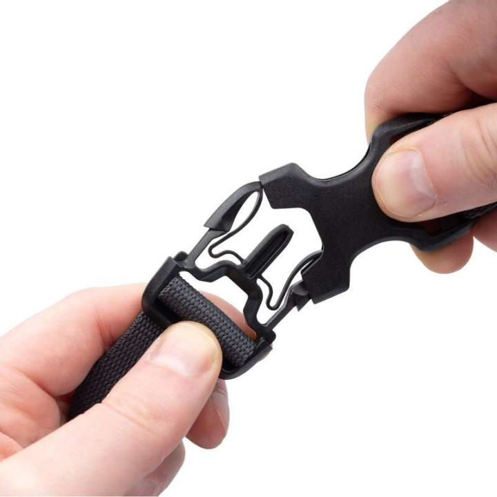 Sangles B Clip (x2) Oxford Atlas 2m x 26mm Noir