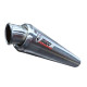 Silencieux de rechange droit Mivv X-CONE 90 Inox (00.73.KU.001.SC2)