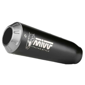 Silencieux de rechange droit Mivv X-M1 Inox noir (00.73.KU.001.SC4B)