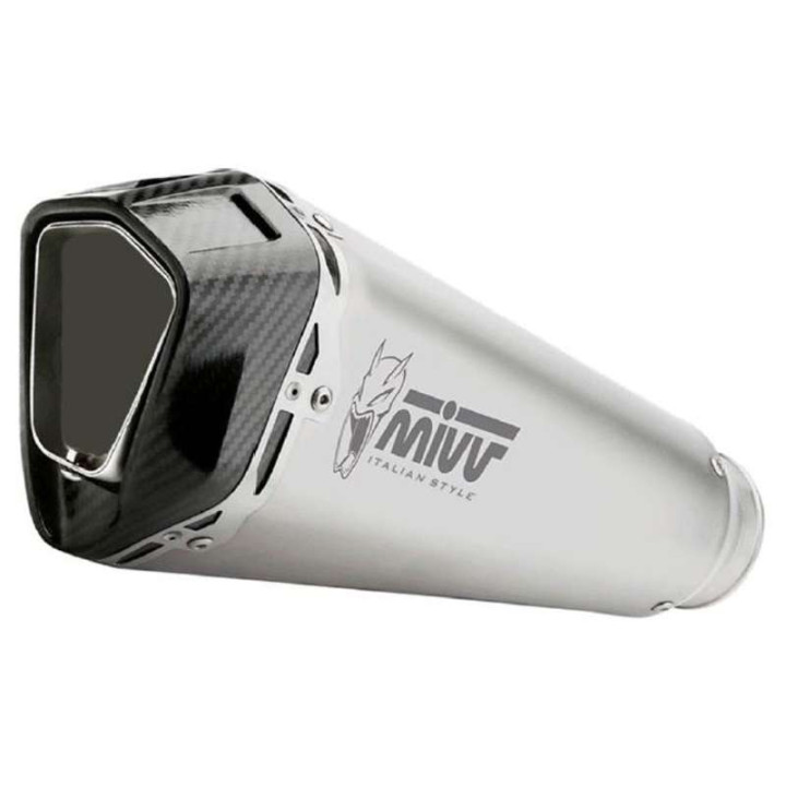Silencieux de rechange droit Mivv DELTA RACE Inox (00.73.KU.001.SDRX)
