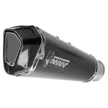 Silencieux de rechange droit Mivv DELTA RACE Inox noir (00.73.KU.001.SDRB)
