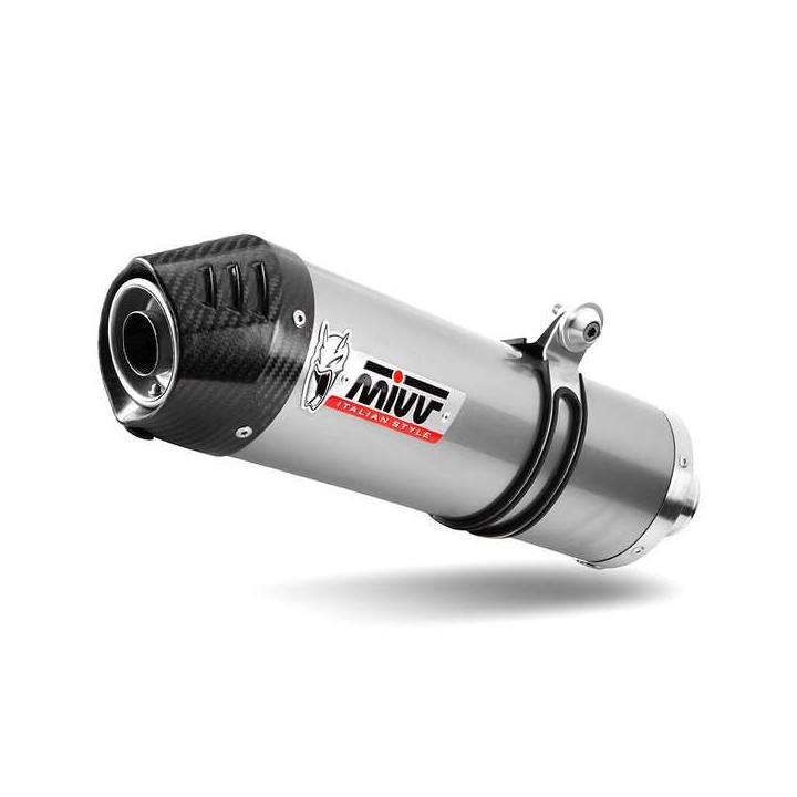 Silencieux homologué Mivv OVAL Inox (E.012.LX2C) BENELLI TRK 702/X