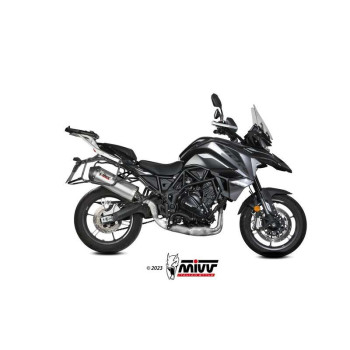Silencieux homologué Mivv OVAL Inox (E.012.LX2C) BENELLI TRK 702/X
