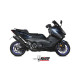 Ligne complète Mivv SR-1 Inox noir (Y.073.LR1XBN) Yamaha T-max 560
