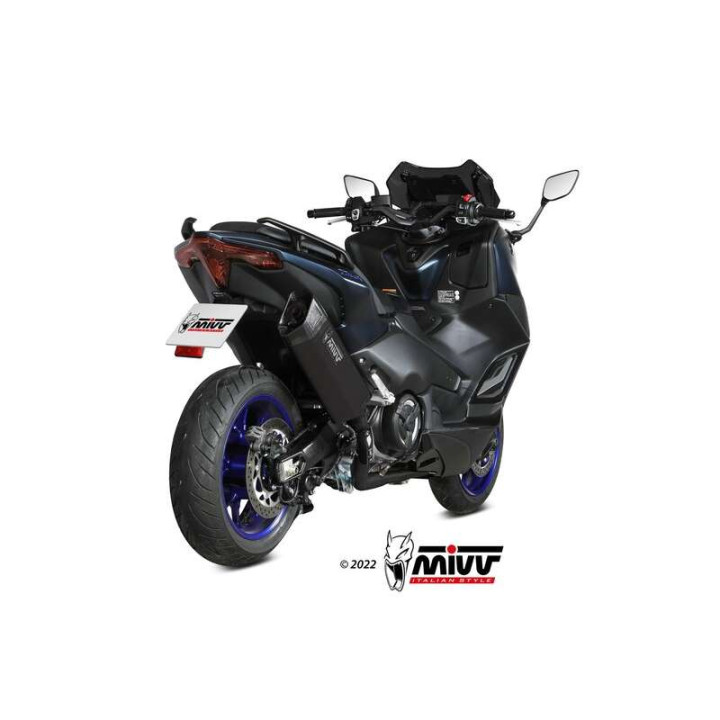 Ligne complète Mivv SR-1 Titane noir (Y.073.LR1TBN) Yamaha T-max 560