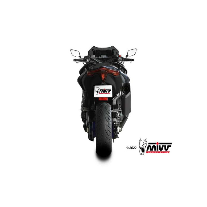 Ligne complète Mivv SR-1 Titane noir (Y.073.LR1TBN) Yamaha T-max 560