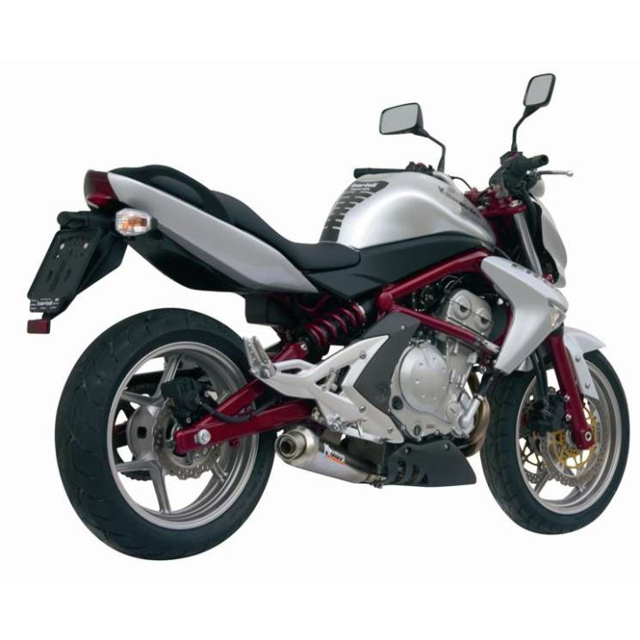Silencieux homologué Mivv X-CONE Inox Kawasaki ER-6N/F 06-11 VERSYS 650 06-14