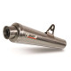 Silencieux homologué Mivv X-CONE Inox Kawasaki ER-6N/F 06-11 VERSYS 650 06-14