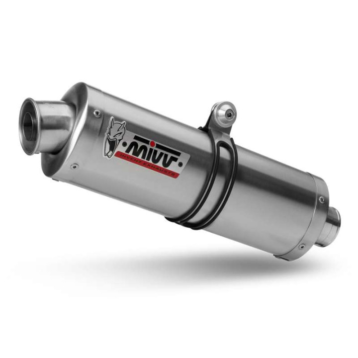 Silencieux homologué Mivv OVAL Inox Suzuki GSF600 BANDIT 95-99