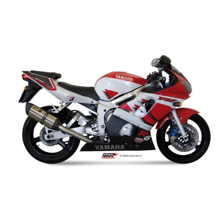Silencieux homologué Mivv SUONO Inox Yamaha YZF-R6 99-02