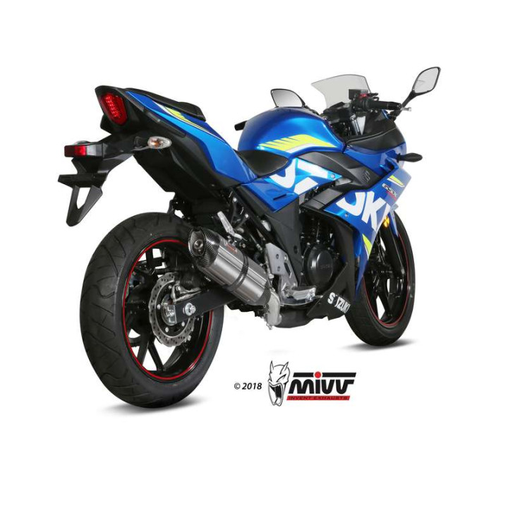 Silencieux homologué Mivv SUONO Inox (S.054.L7) Suzuki GSX-R250