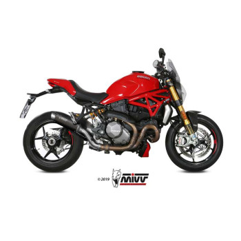 Mivv GP PRO Inox muffler black (D.041.LXBP) Ducati Monster 821/1200
