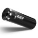 Silencieux (x2) Mivv HR-1 Inox noir (M.014.LH1BA) Moto Guzzi V7 Stone 21-