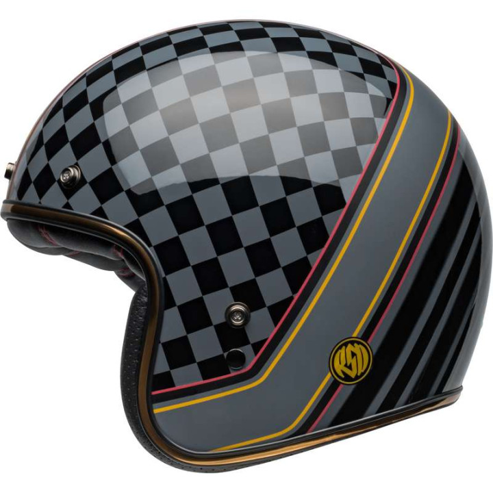 Casque moto Bell CUSTOM 500 RSD Wreakers Gloss Black/Gold