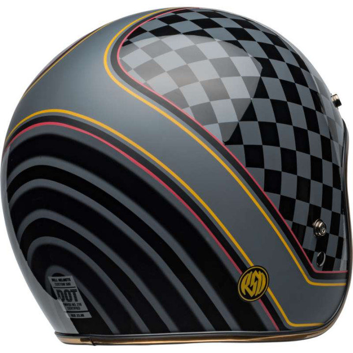 Casque moto Bell CUSTOM 500 RSD Wreakers Gloss Black/Gold