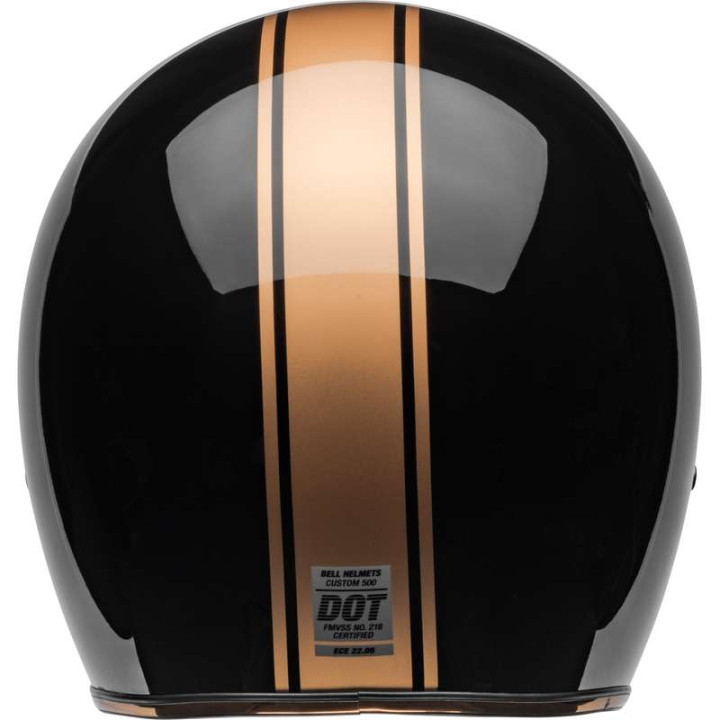 Casque moto Bell CUSTOM 500 Rally Gloss Black Bronze