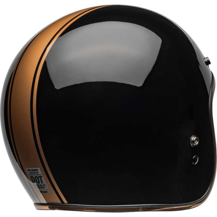 Casque moto Bell CUSTOM 500 Rally Gloss Black Bronze