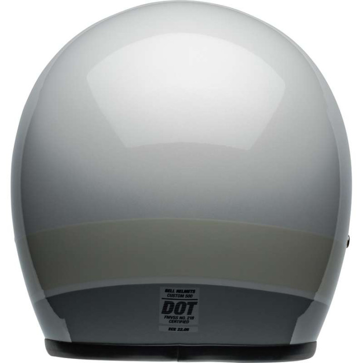 Casque moto Bell CUSTOM 500 Gloss Silver Flake Casque moto Bell CUSTOM 500 Gloss Silver Flake