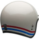 Bell CUSTOM 500 Stripes Pearl motorcycle helmet